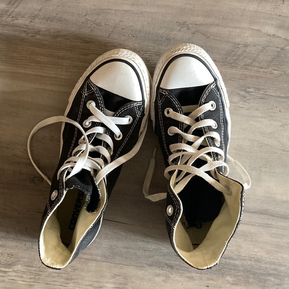 Converse All Star High Tops Black 7.5 Womens 5.5 Mens